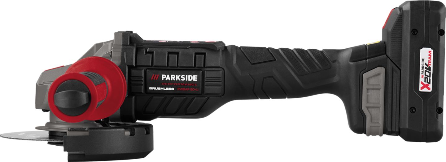 PARKSIDE PERFORMANCE Aku úhlová bruska 20 V
PWSAP 20-Li