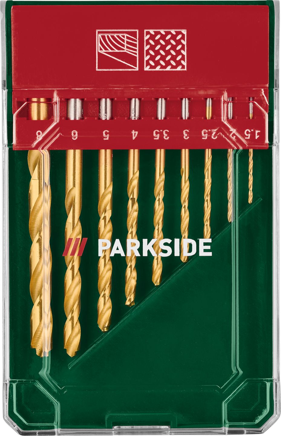 PARKSIDE® HSS-Multifunktionsbohrer-Set »PHMB 9 A1«