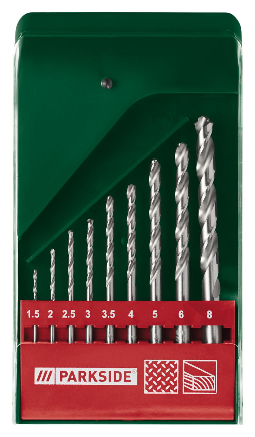 Parkside Súprava vrtákov
