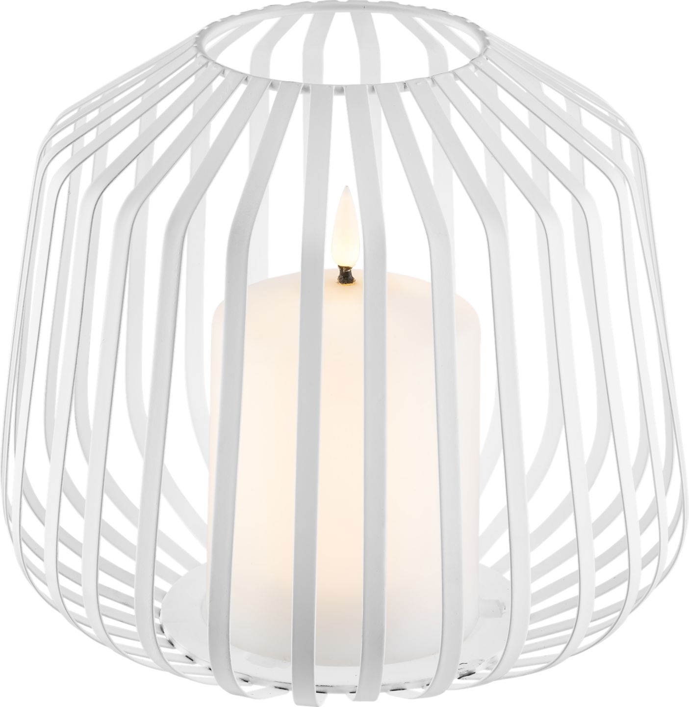 Liv & Bo LED sviečka v kovovom košíku