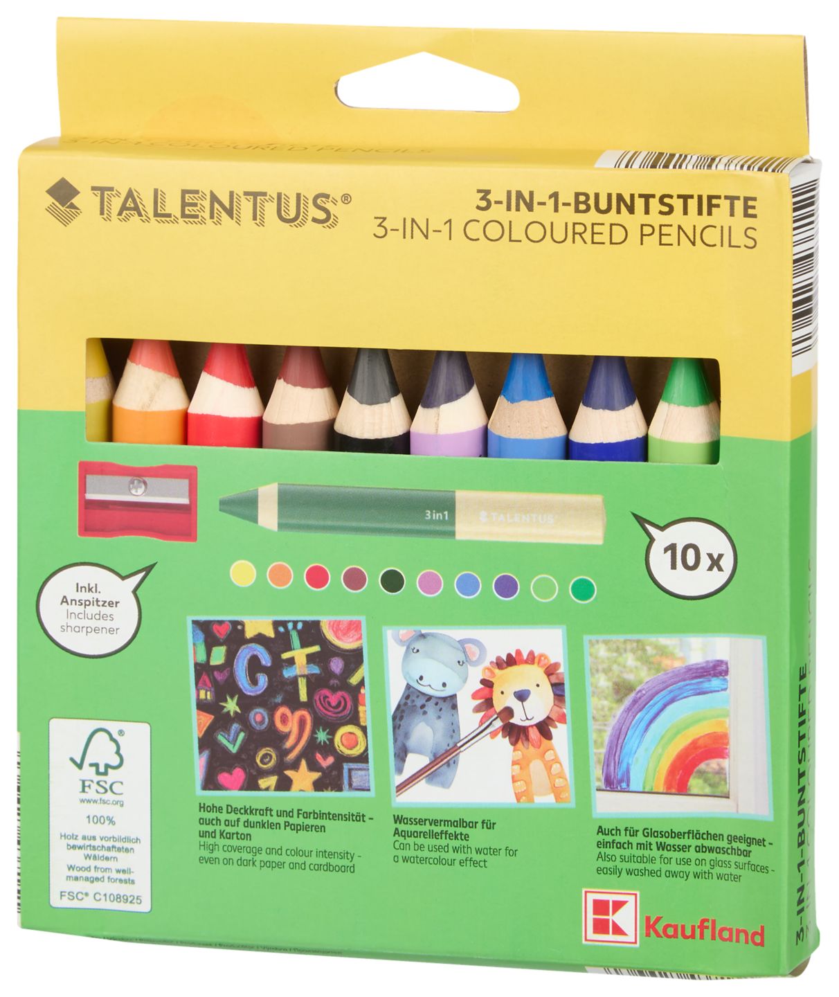 TALENTUS Pastelky 3v1
10 ks