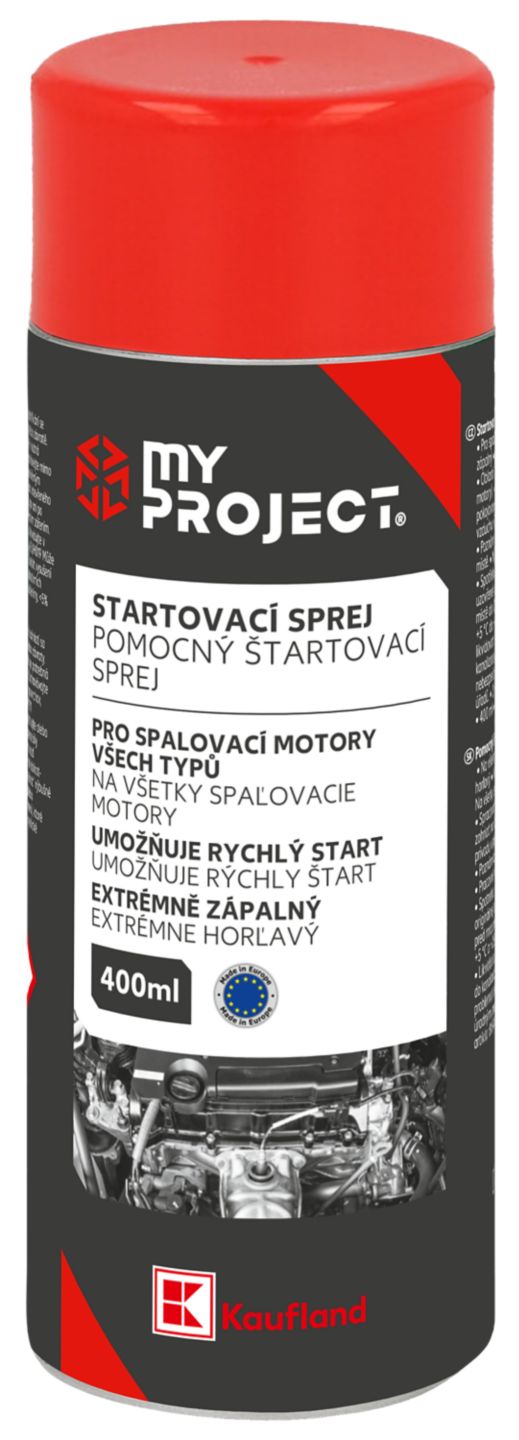 MY PROJECT Startovací sprej
objem: 400 ml