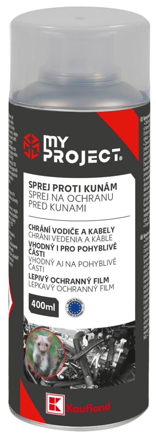 MY PROJECT Sprej proti kunám
objem: 400 ml