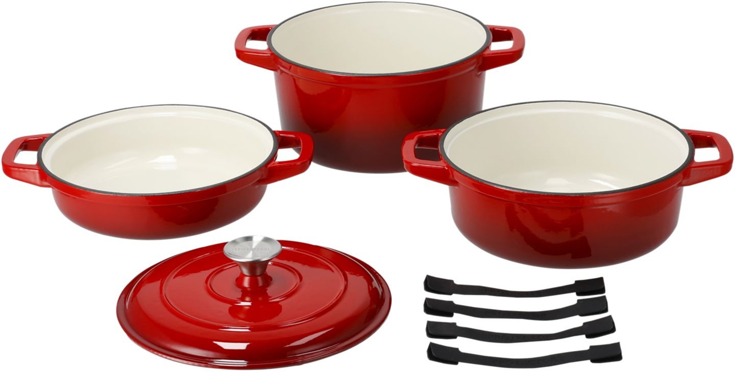 Spice & Soul Súprava liatinových hrncov