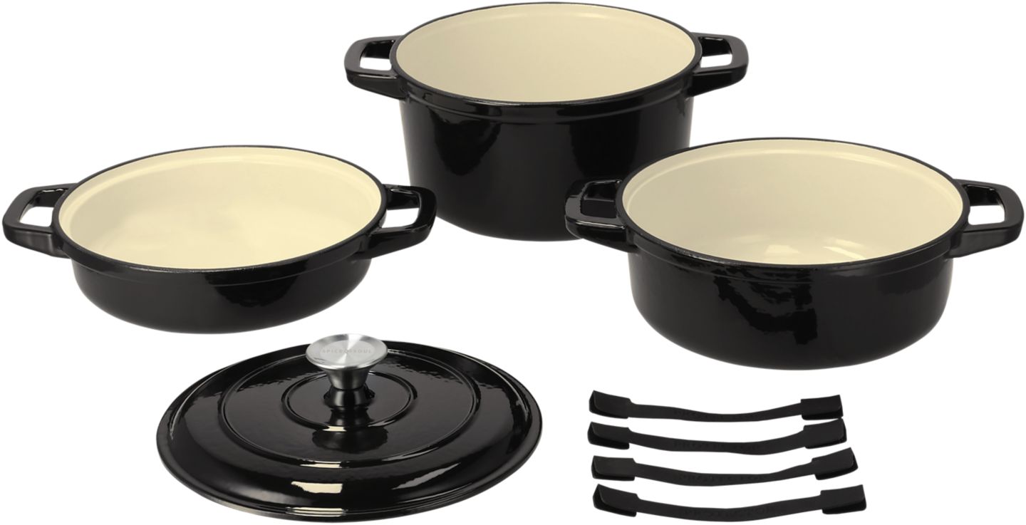 Spice & Soul Súprava liatinových hrncov