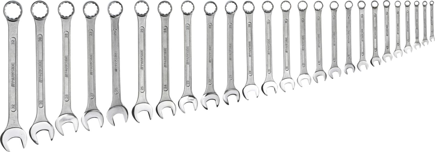 PARKSIDE Sada kombinovaných klíčů
25dílná