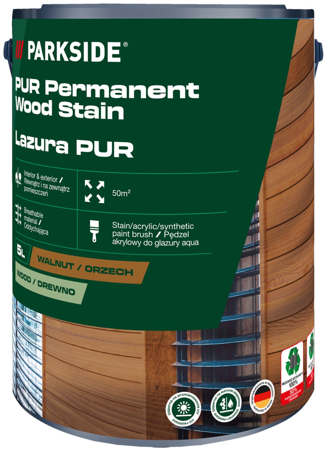 PARKSIDE PUR Dlouhodobá lazura
5 l
