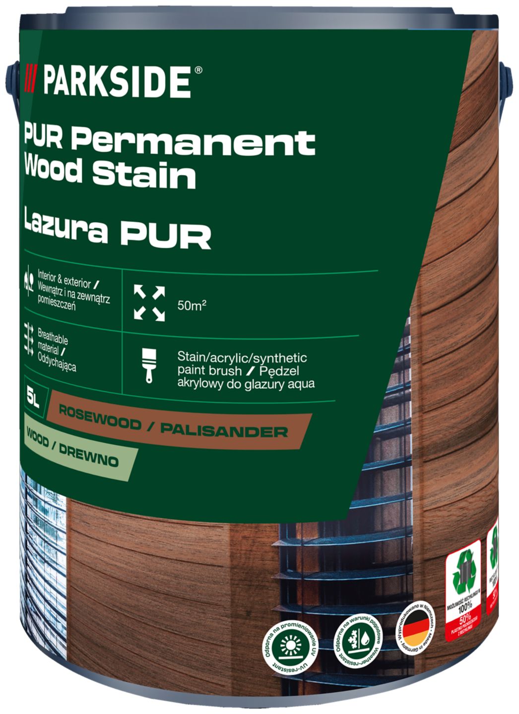 PARKSIDE PUR Dlouhodobá lazura
5 l