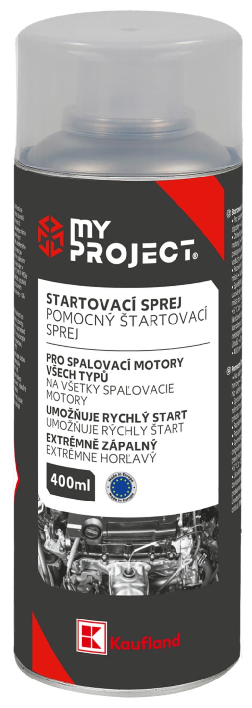 MY PROJECT Startovací sprej
objem: 400 ml