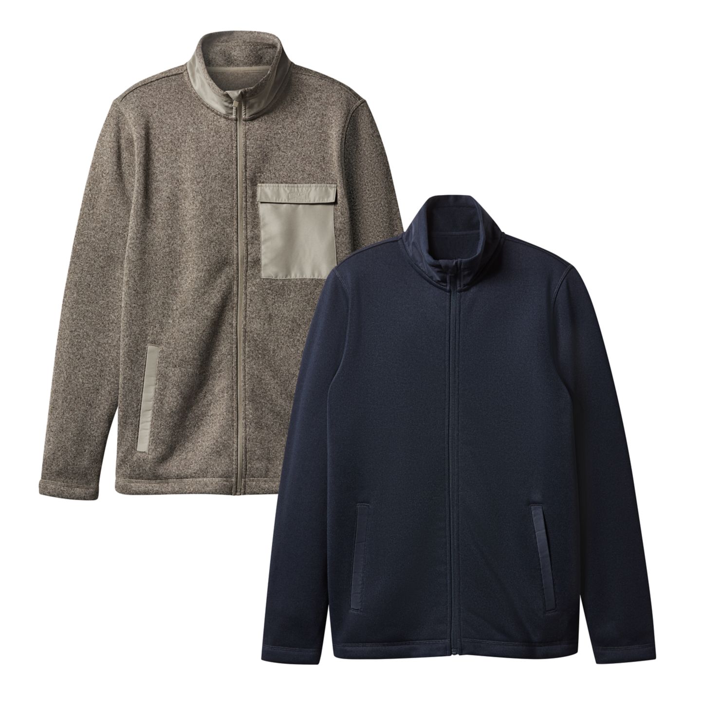 TOWNLAND® Herren-Strickfleece-Jacke