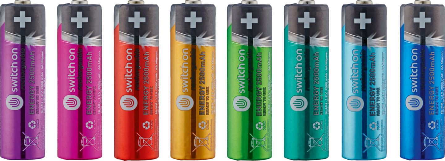 Switch On Nabíjateľné batérie, AA