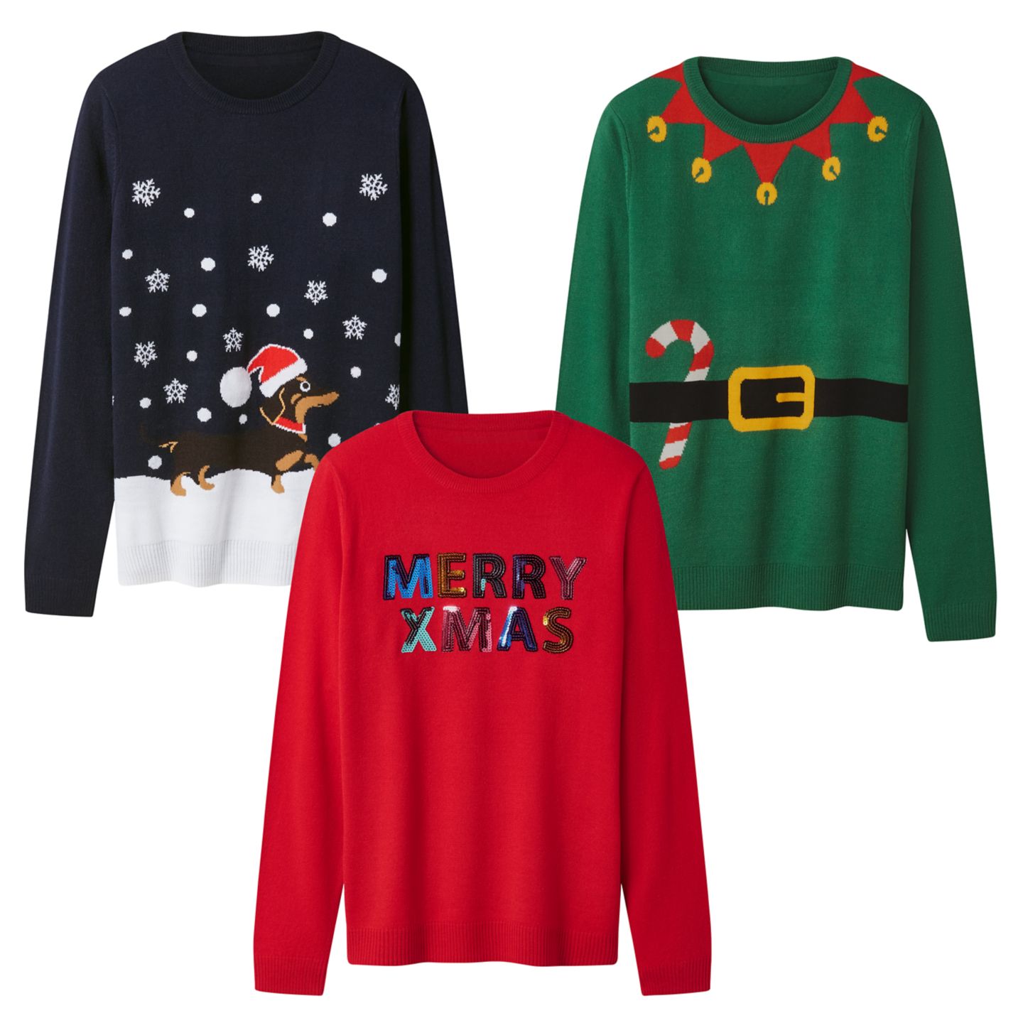 OYANDA® Damen-Weihnachtspullover