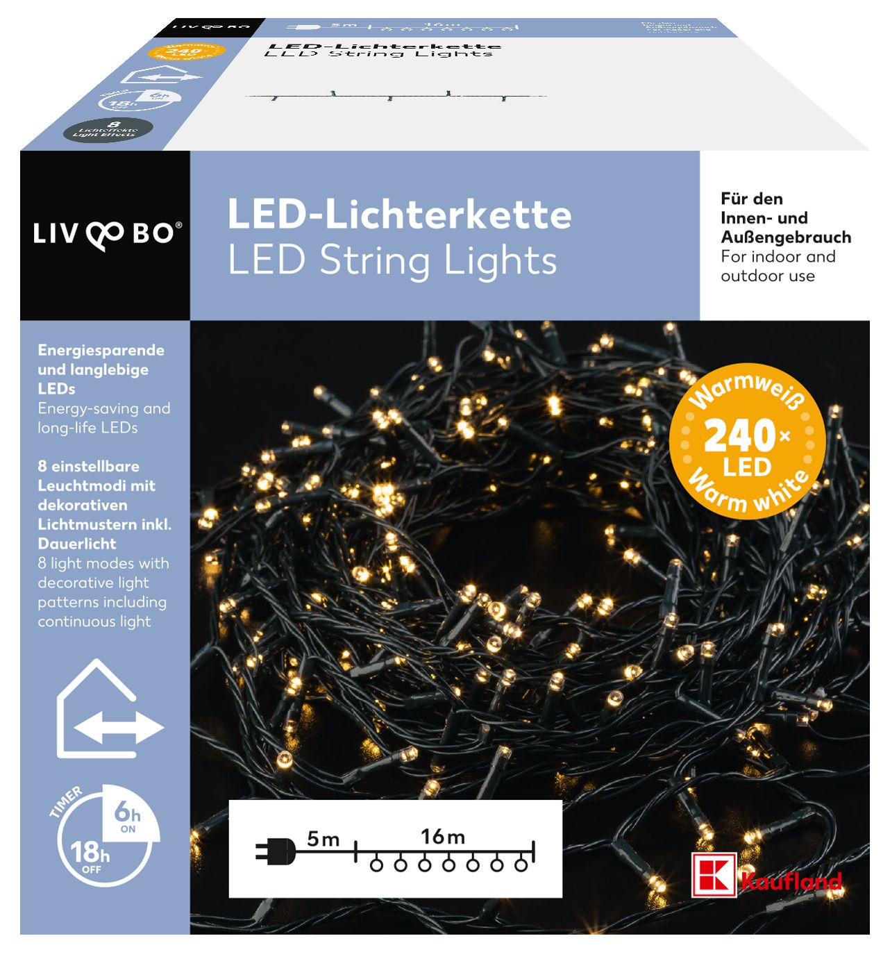 LIV&BO LED světelný řetěz