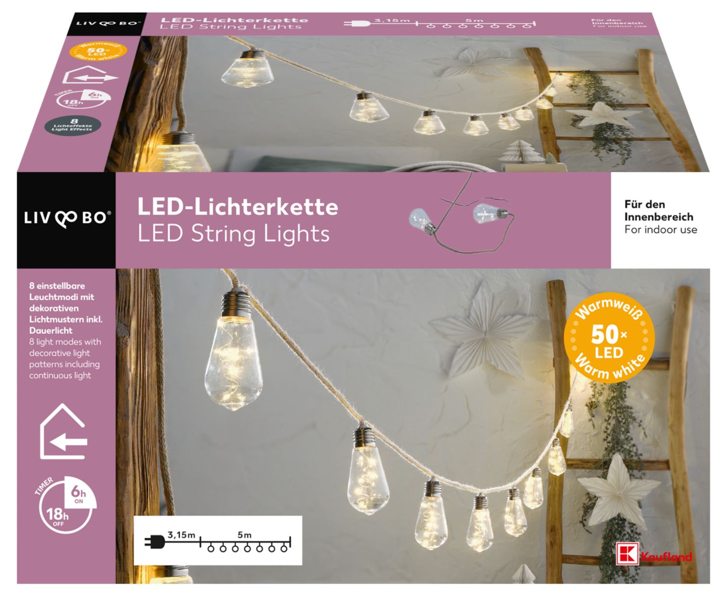 LIV&BO LED světelný řetěz