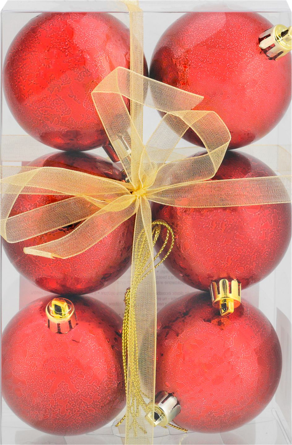 LIV & BO Ozdoby
červené 5,8cm/6ks