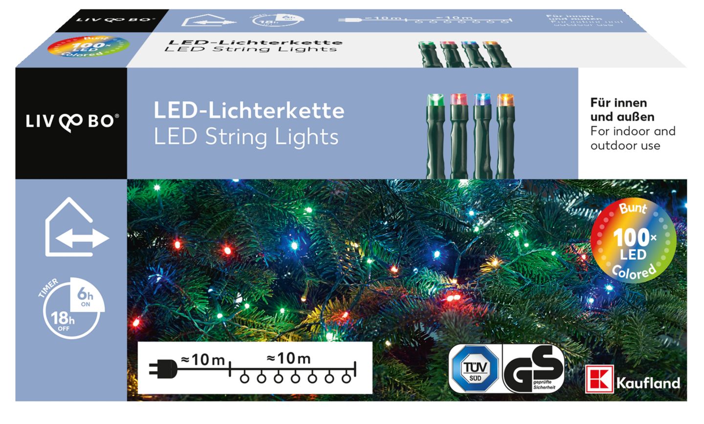 LIV&BO LED světelný řetěz
120 LED diod