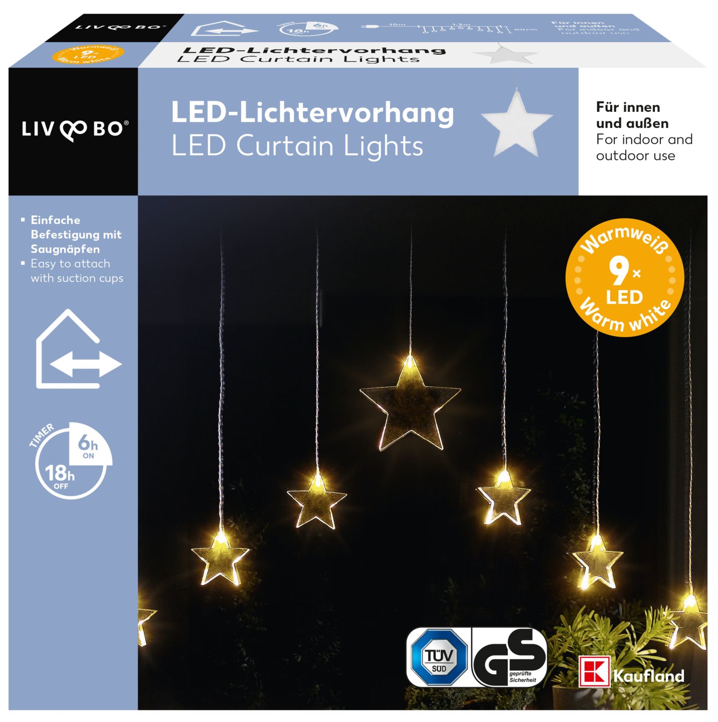 Liv&Bo LED Světelný závěs
hvězdy