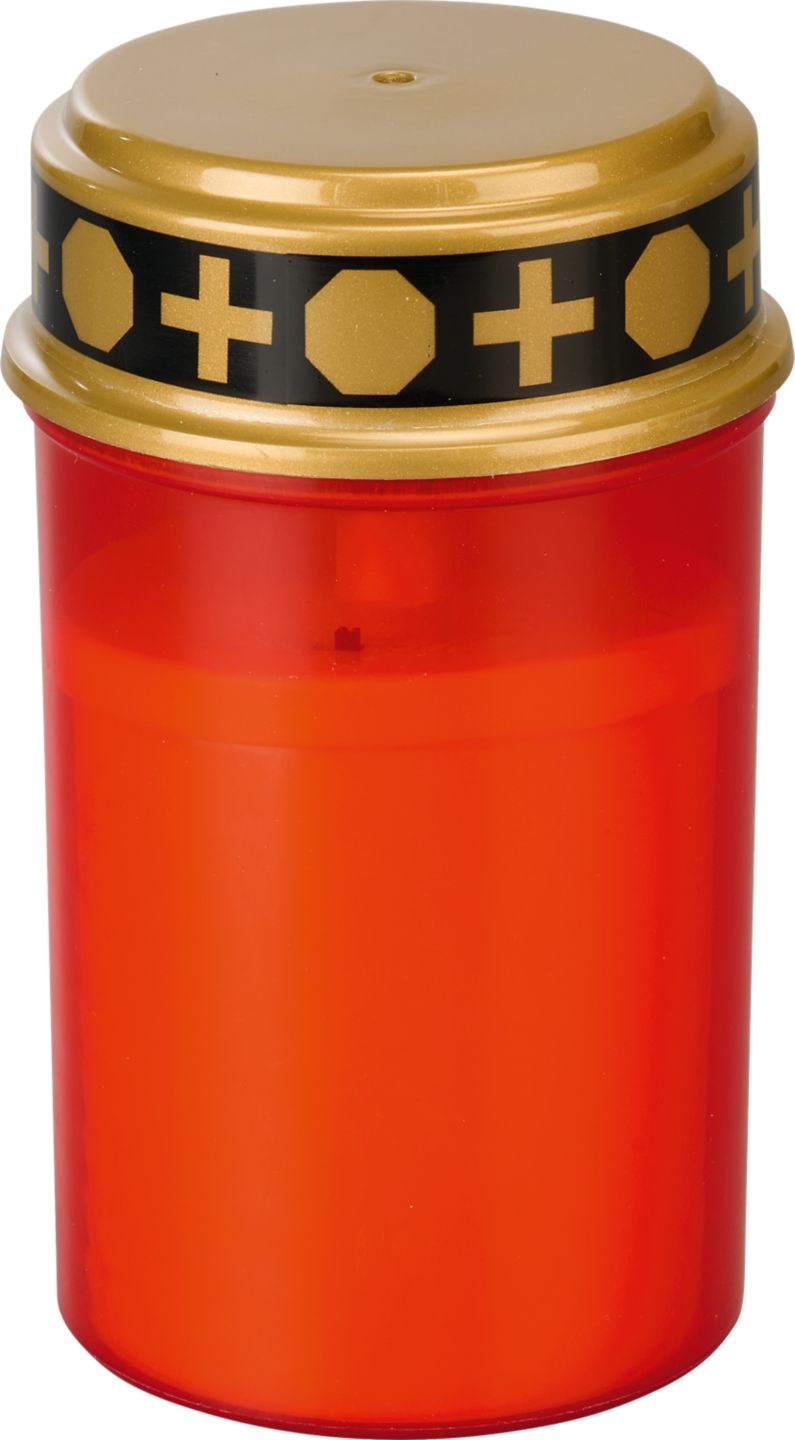 LED hřbitovní svíčka s efektem plápolání plamene