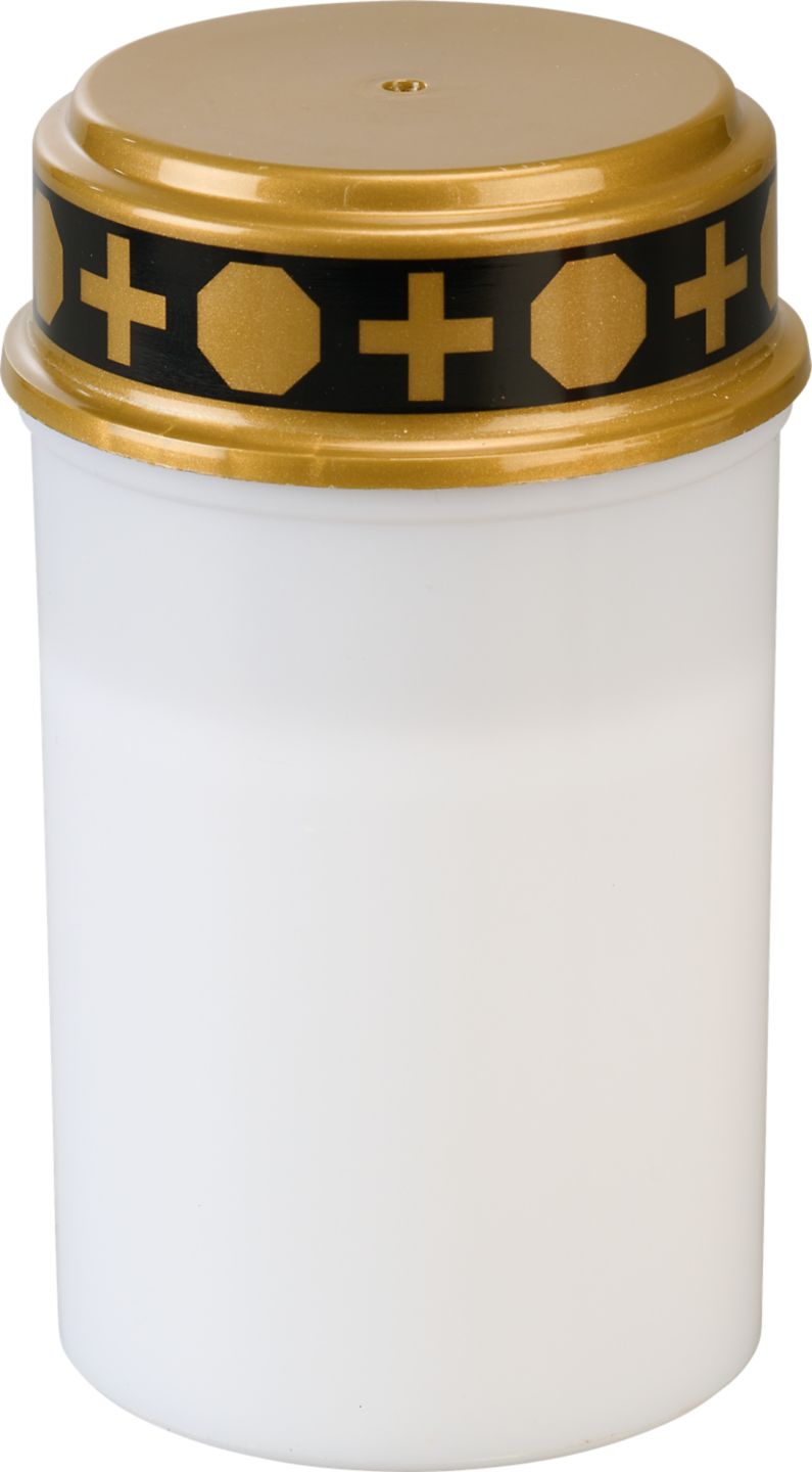 LED hřbitovní svíčka s efektem plápolání plamene