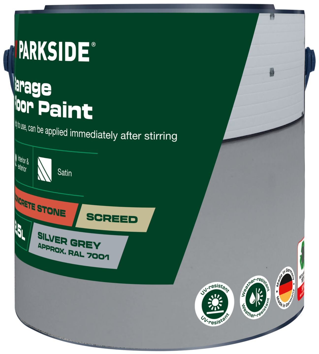 PARKSIDE Barva na podlahu garáže
objem: 2,5 l