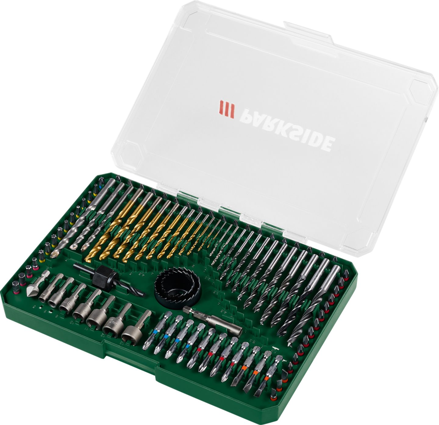 Изображение на PARKSIDE® Комплект битове, свредла
и ключове