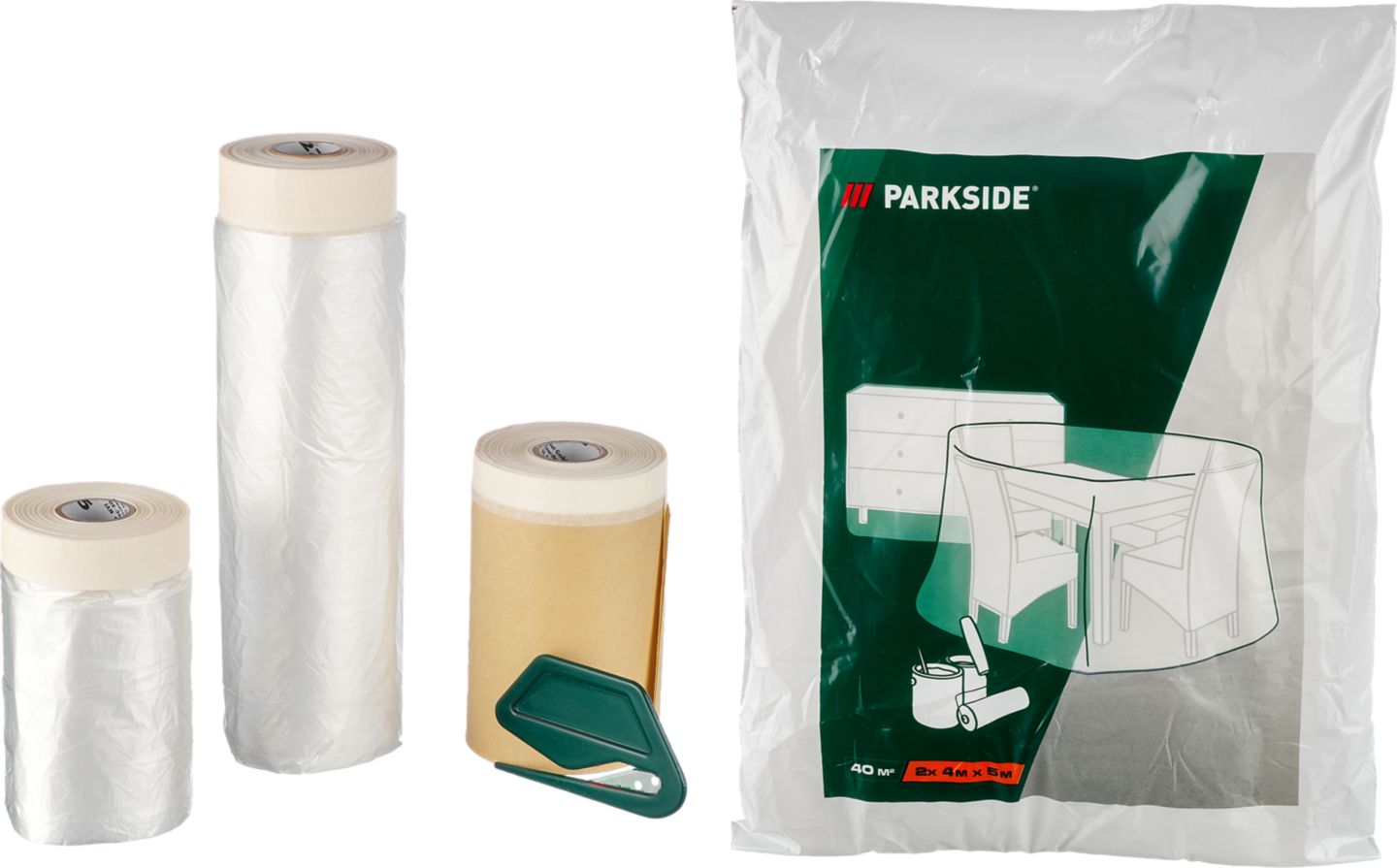 Изображение на PARKSIDE® Комплект защитно фолио
6 бр. + резачка