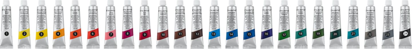 Talentus Akvarelové farby