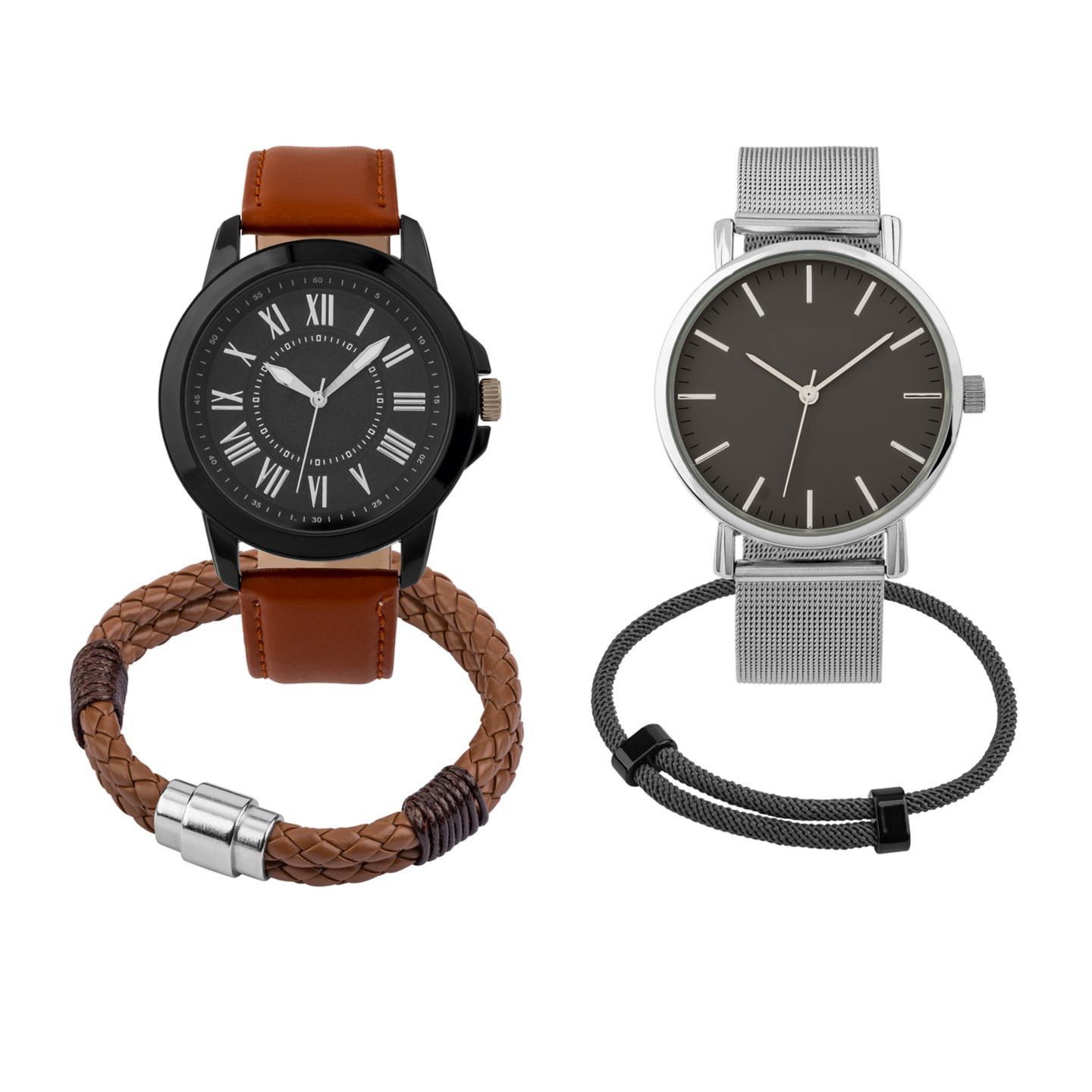 TOWNLAND® Herren-Armbanduhr Geschenkset