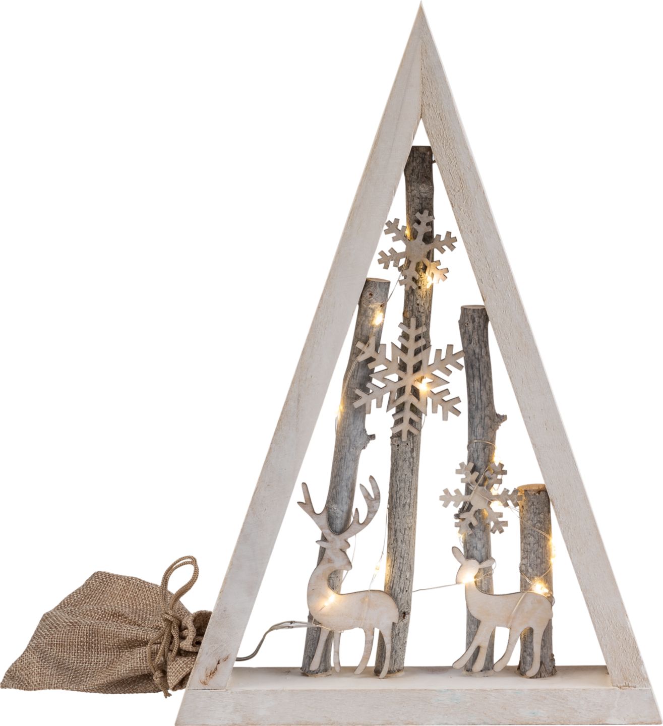 LIV & BO LED dřevěná dekorace