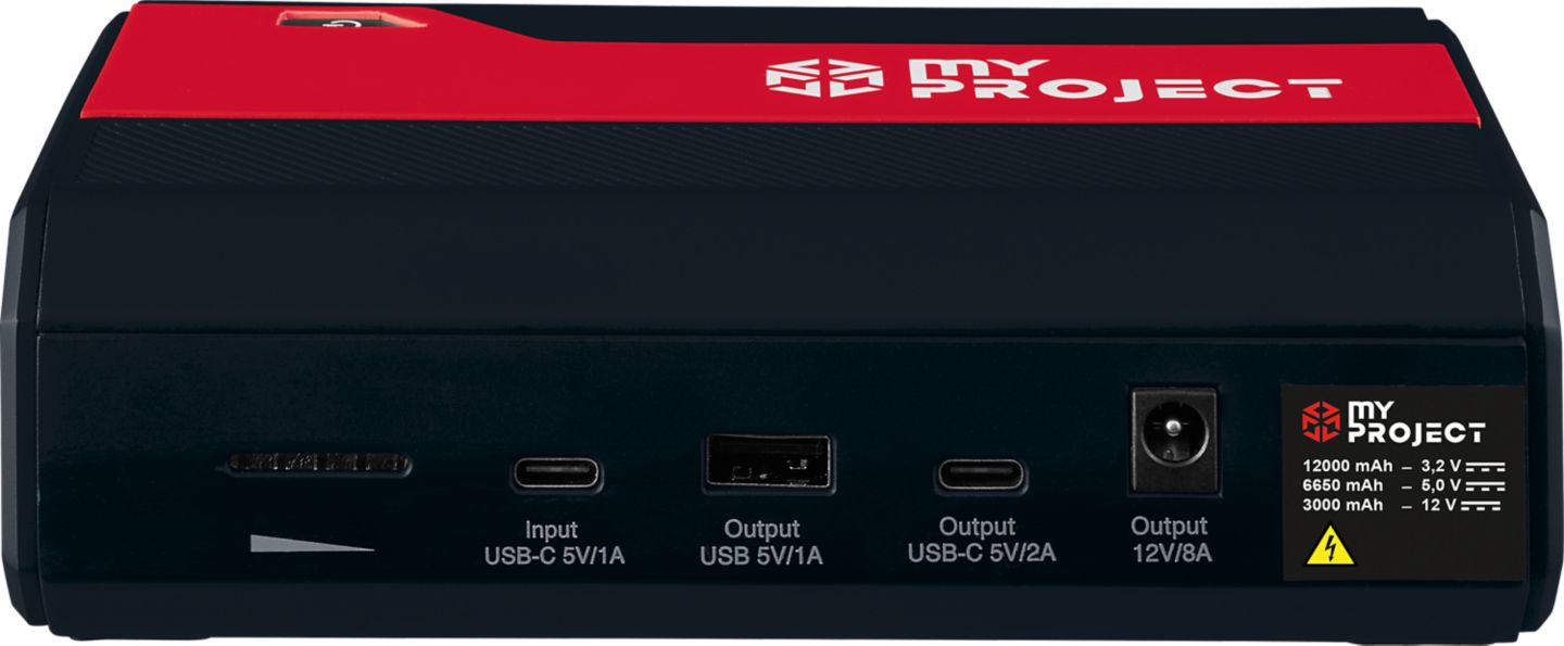 My Project Mobilný štartovací
zdroj s powerbankou