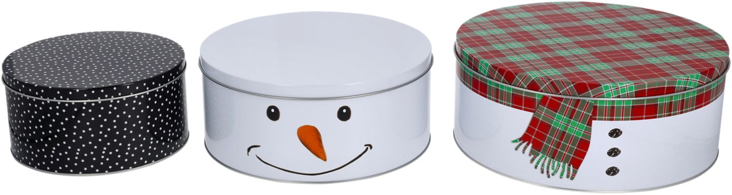 SPICE&SOUL® Keksdosen-Set »Schneemann«
