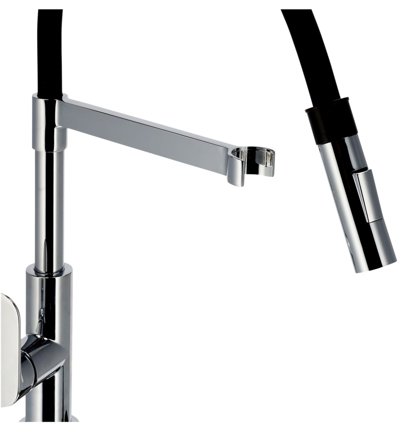 LIV&BO® Einhebel-Spültischarmatur mit Gummi-Flexschlauch