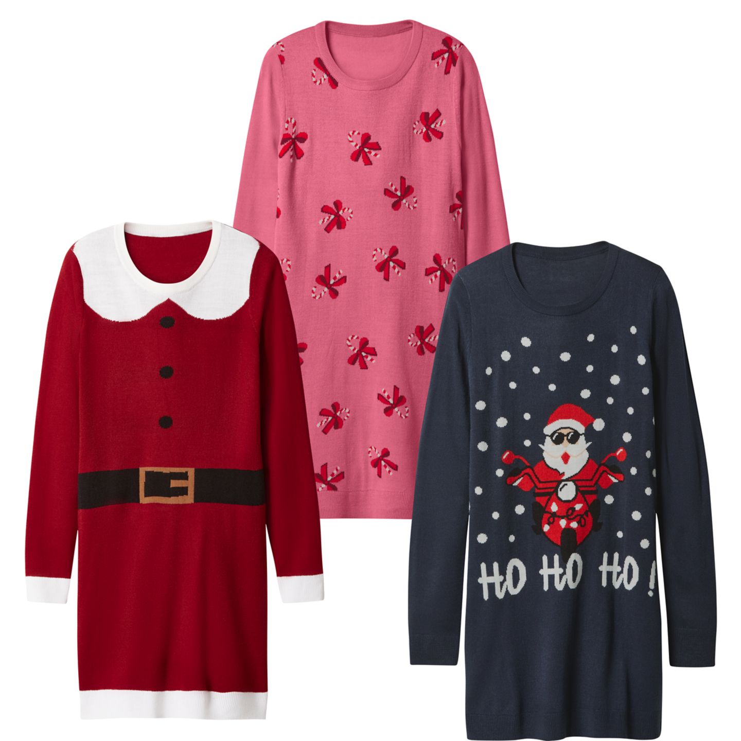 OYANDA® Damen-Feinstrickkleid