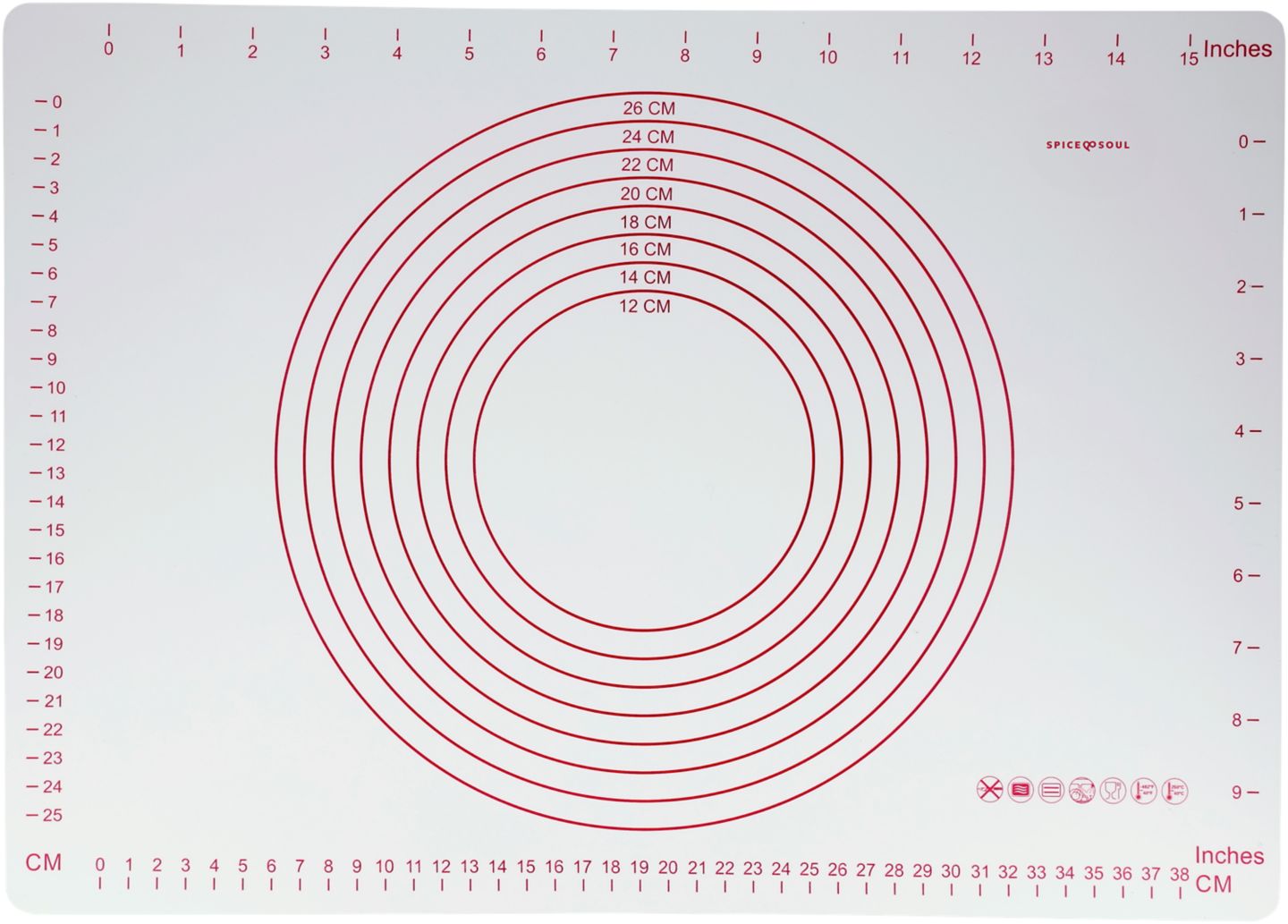 SPICE&SOUL Podložka na pečení
rozměry: 45 x 32 cm