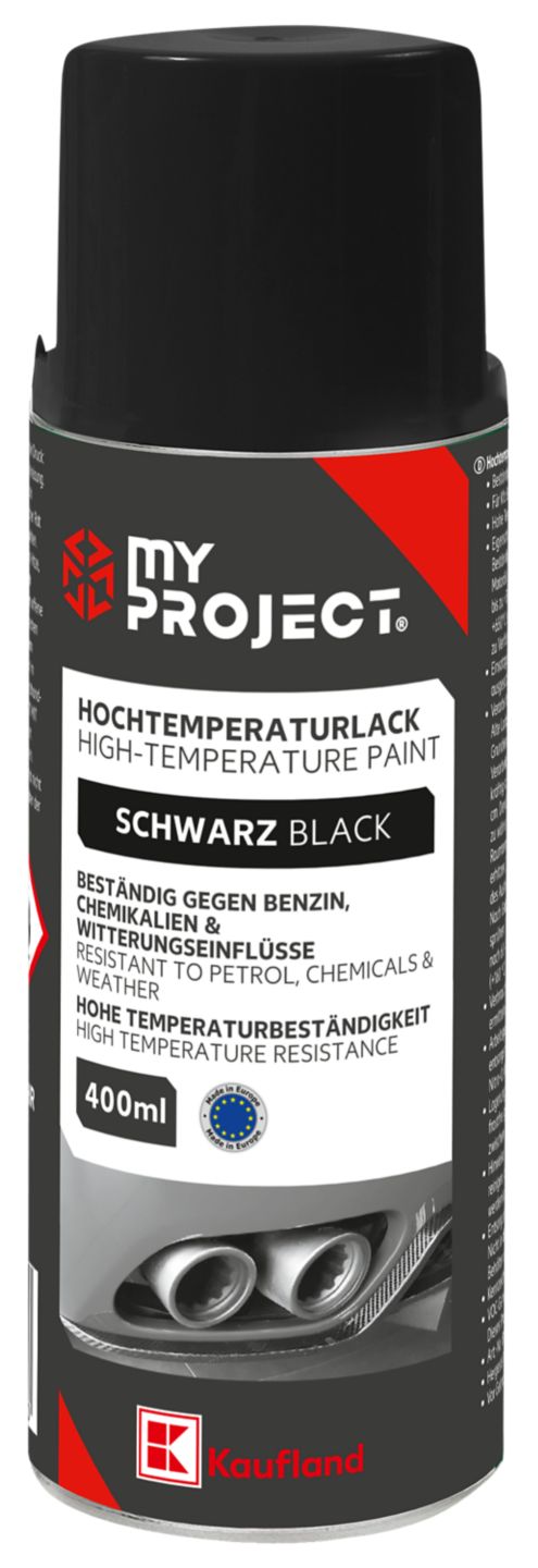 MY PROJECT® Hochtemperaturlack Schwarz matt