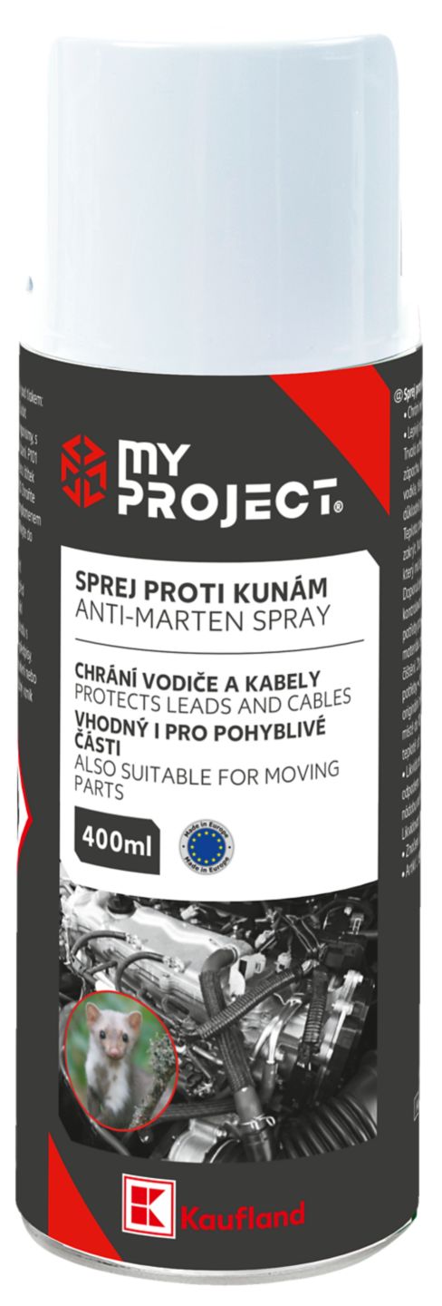 MY PROJECT Sprej proti kunám
objem: 400 ml