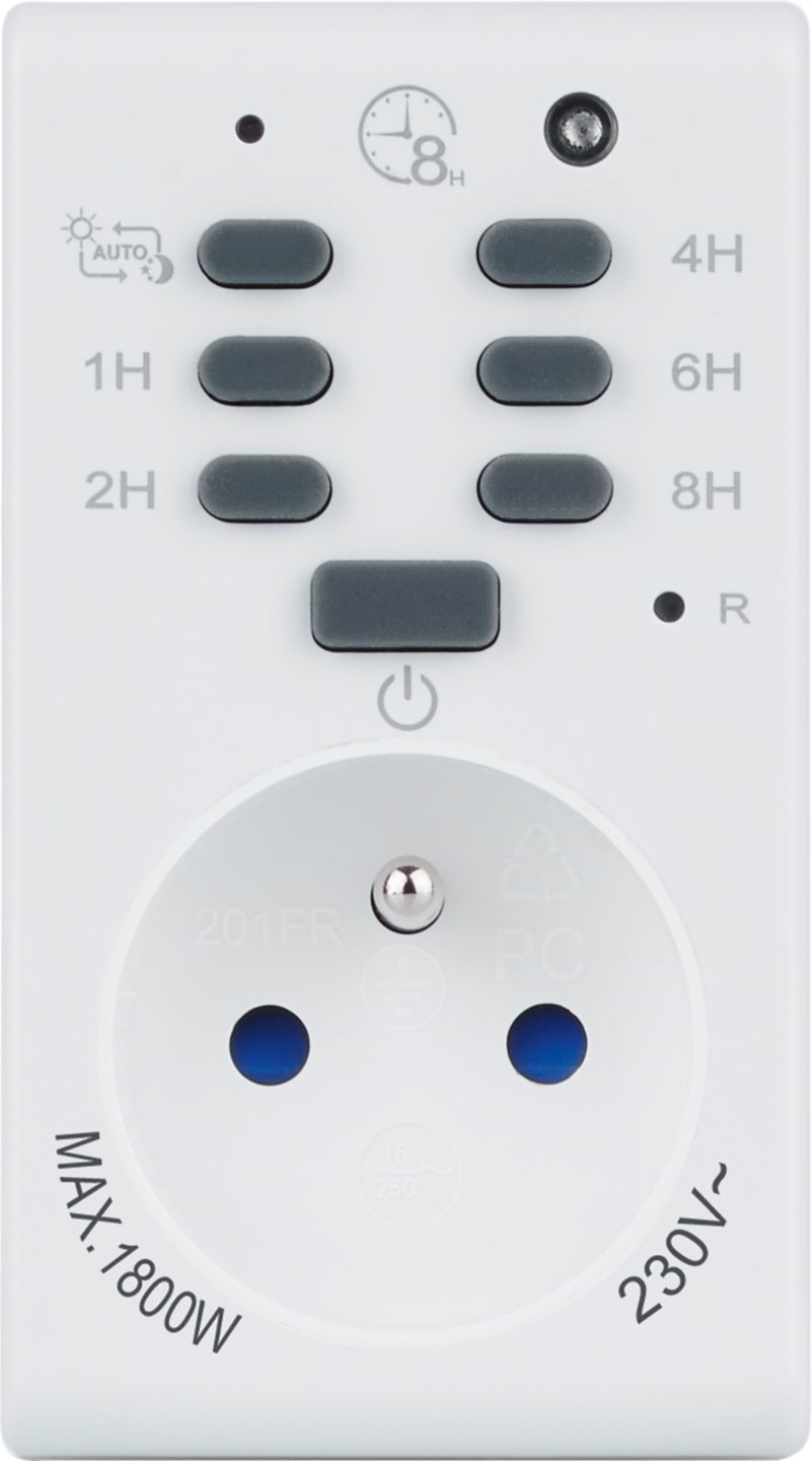SWITCH ON Zásuvkový adaptér
s časovačem