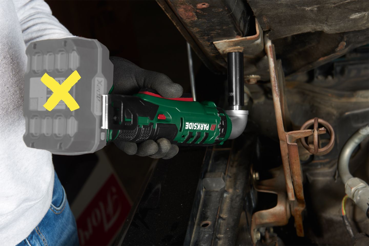 PARKSIDE® Akku-Winkelschlagschrauber 20 V »PAWS 20 A1« (o. Akku)