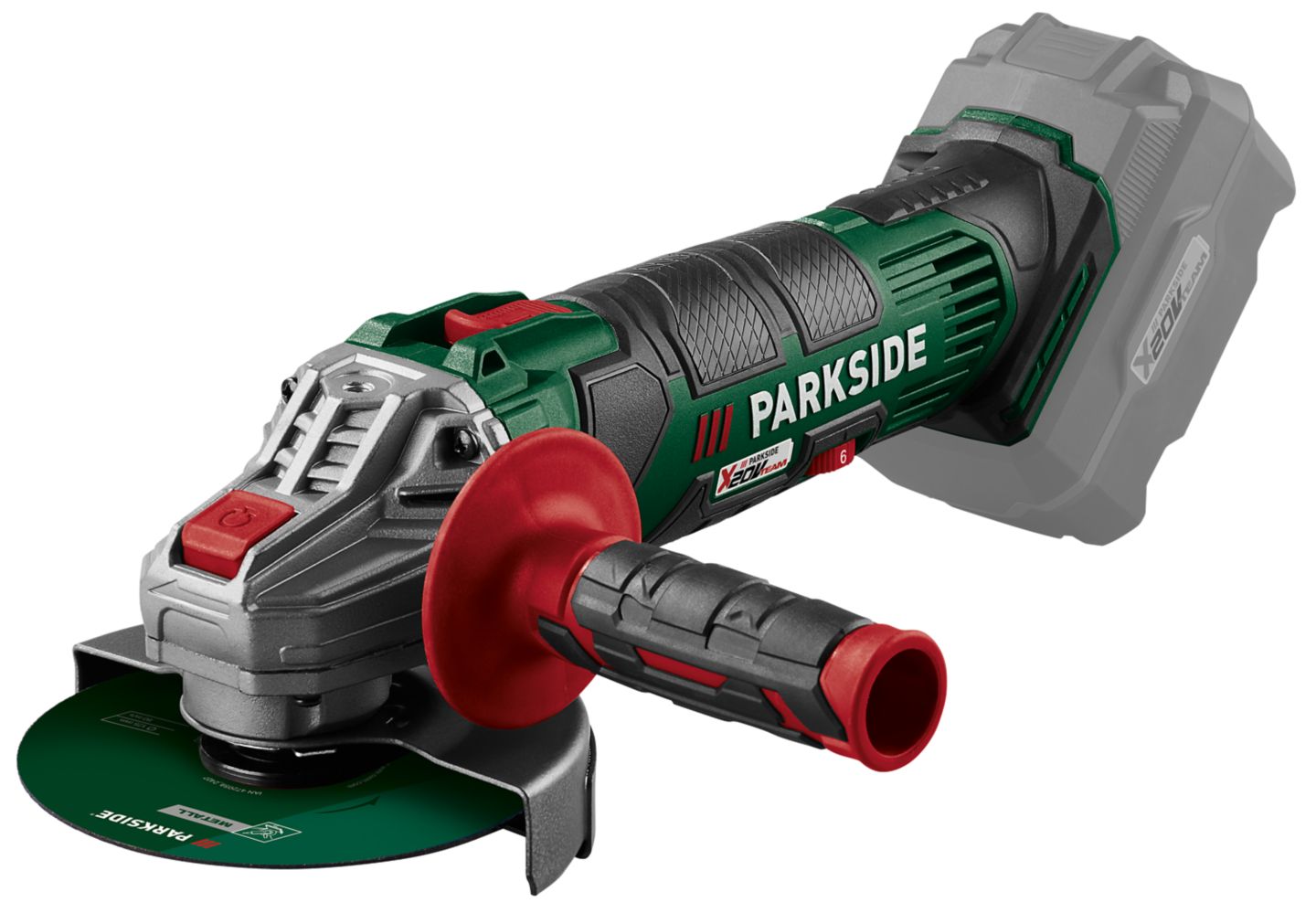 PARKSIDE Aku úhlová bruska
PWSA 20-Li G4