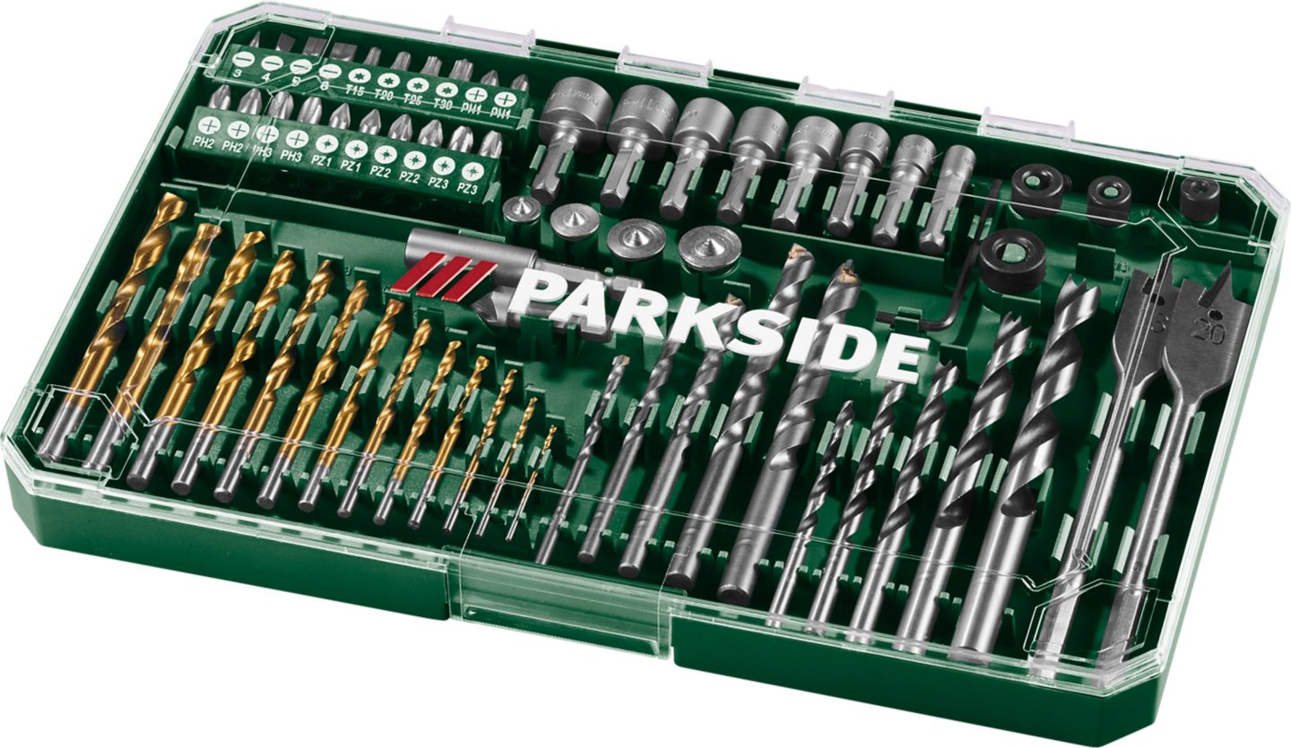 PARKSIDE Sada HSS vrtáků a bitů
63dílná
