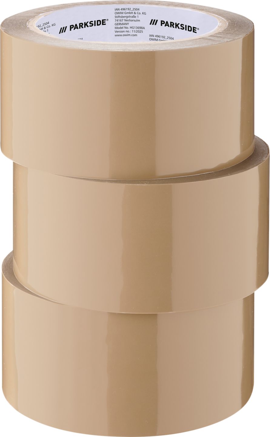 PARKSIDE® Packband braun (3 Rollen) 