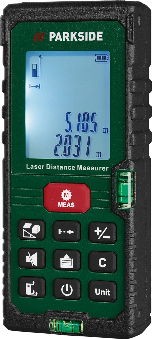 PARKSIDE® Laser-Entfernungsmesser 50 m »PLEM 50 D5«