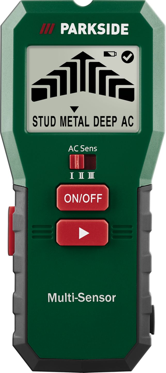Изображение на Parkside® Мултифункционален детектор /
Измервател за влажност