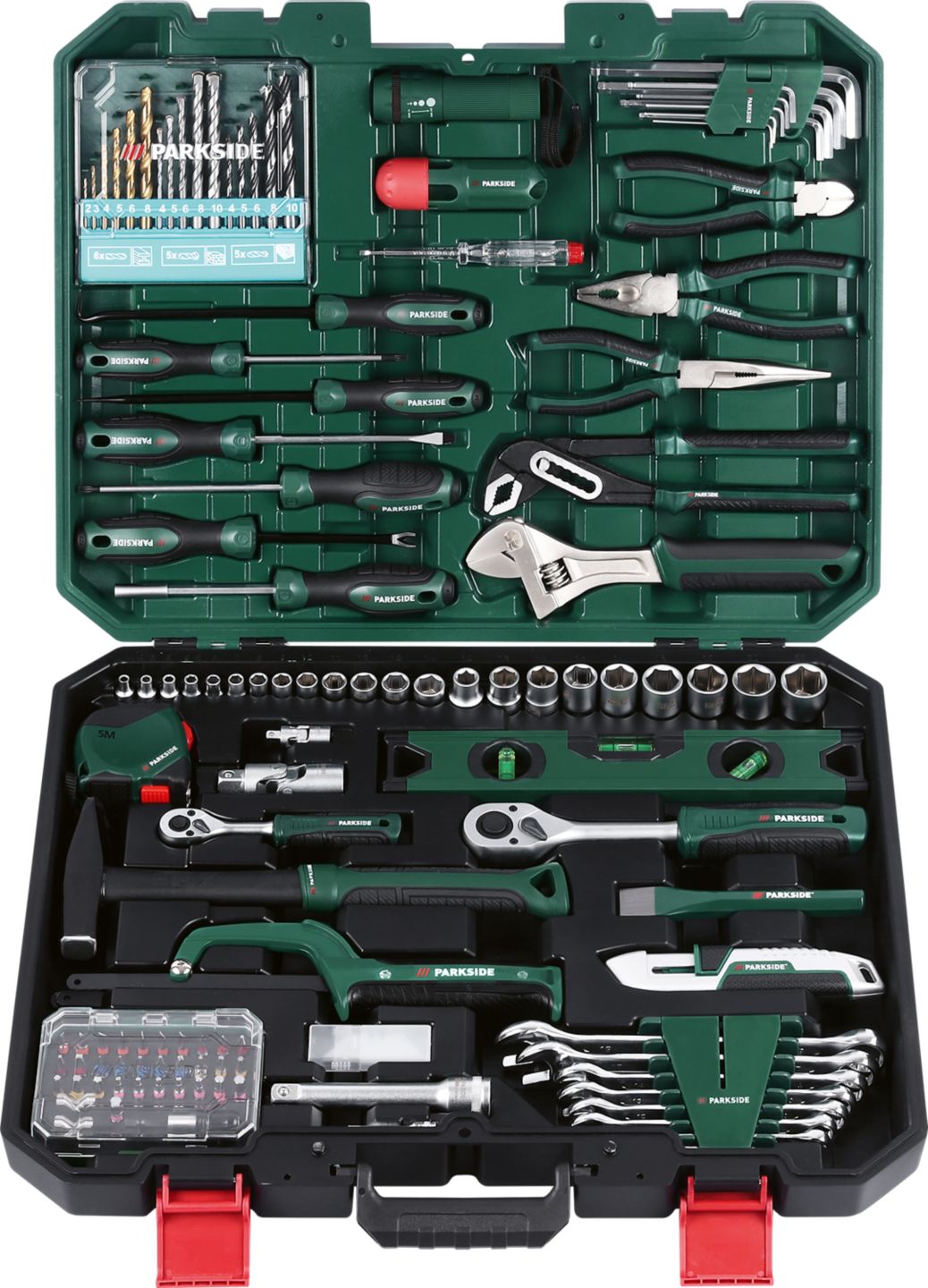 Изображение на PARKSIDE® Куфар с инструменти
122 части