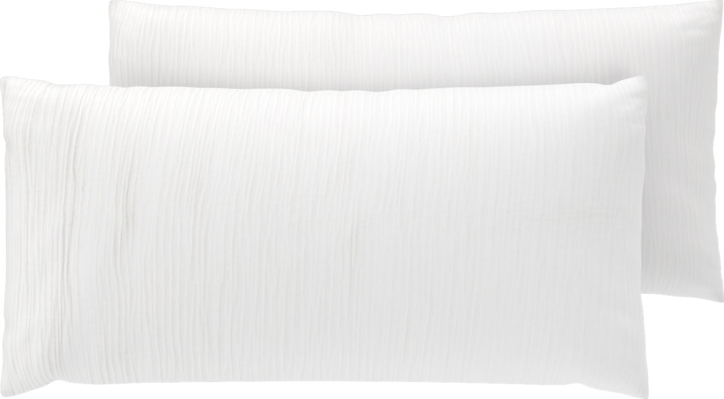 LIV&BO® Musselin-Kissenbezüge ca. 80 x 40 cm