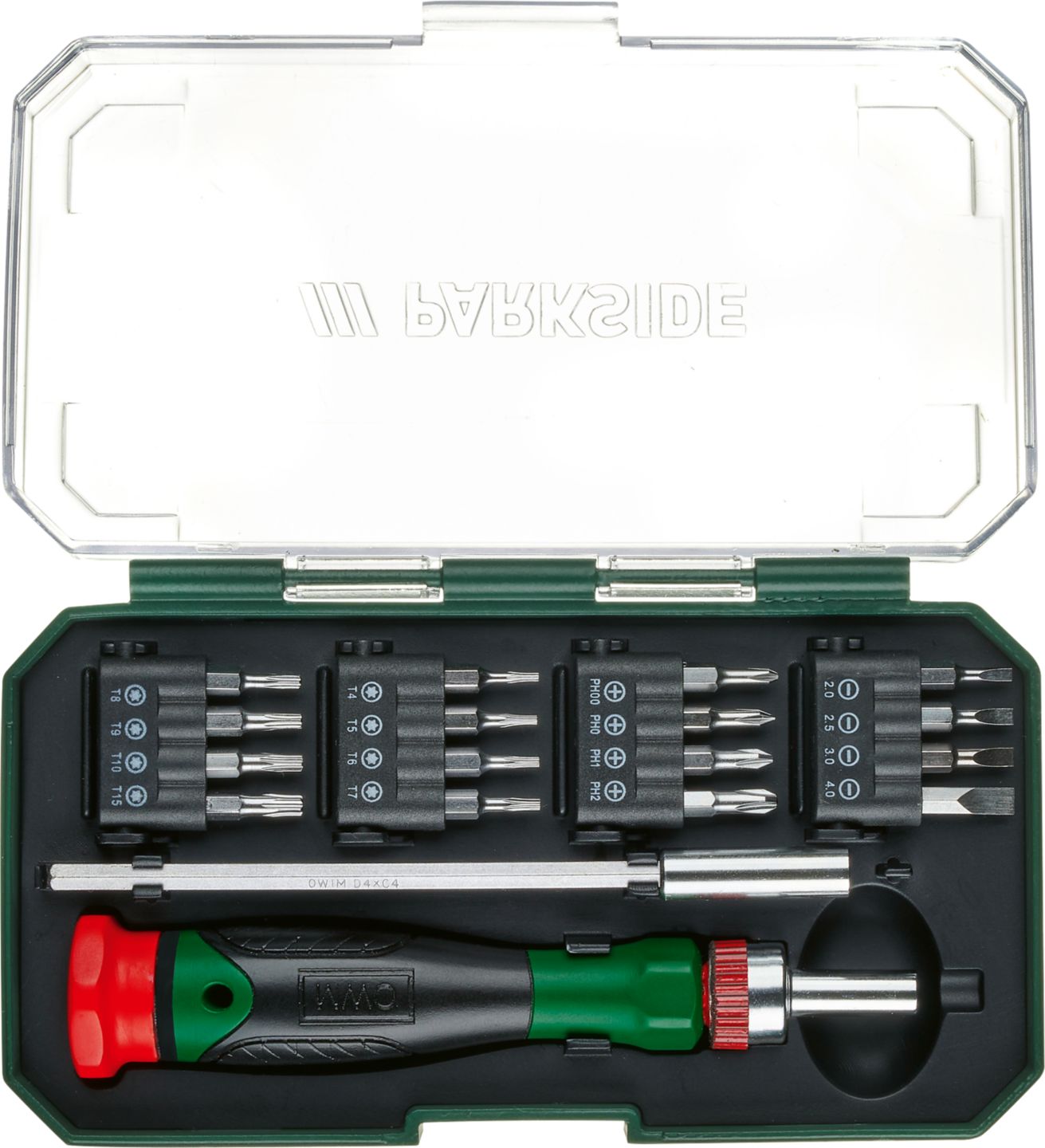 Изображение на Parkside® Прецизна отвертка
18 части