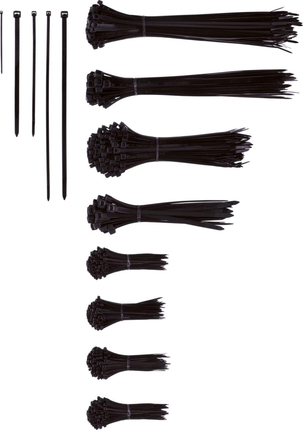 PARKSIDE Sada stahovacích pásků
1 000dílná