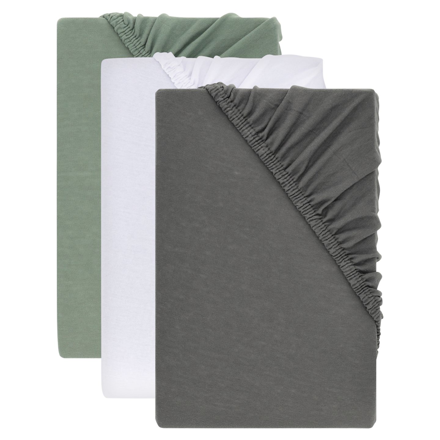 LIV&BO® Jersey-Spannbettlaken ca. 90 - 100 x 200 cm