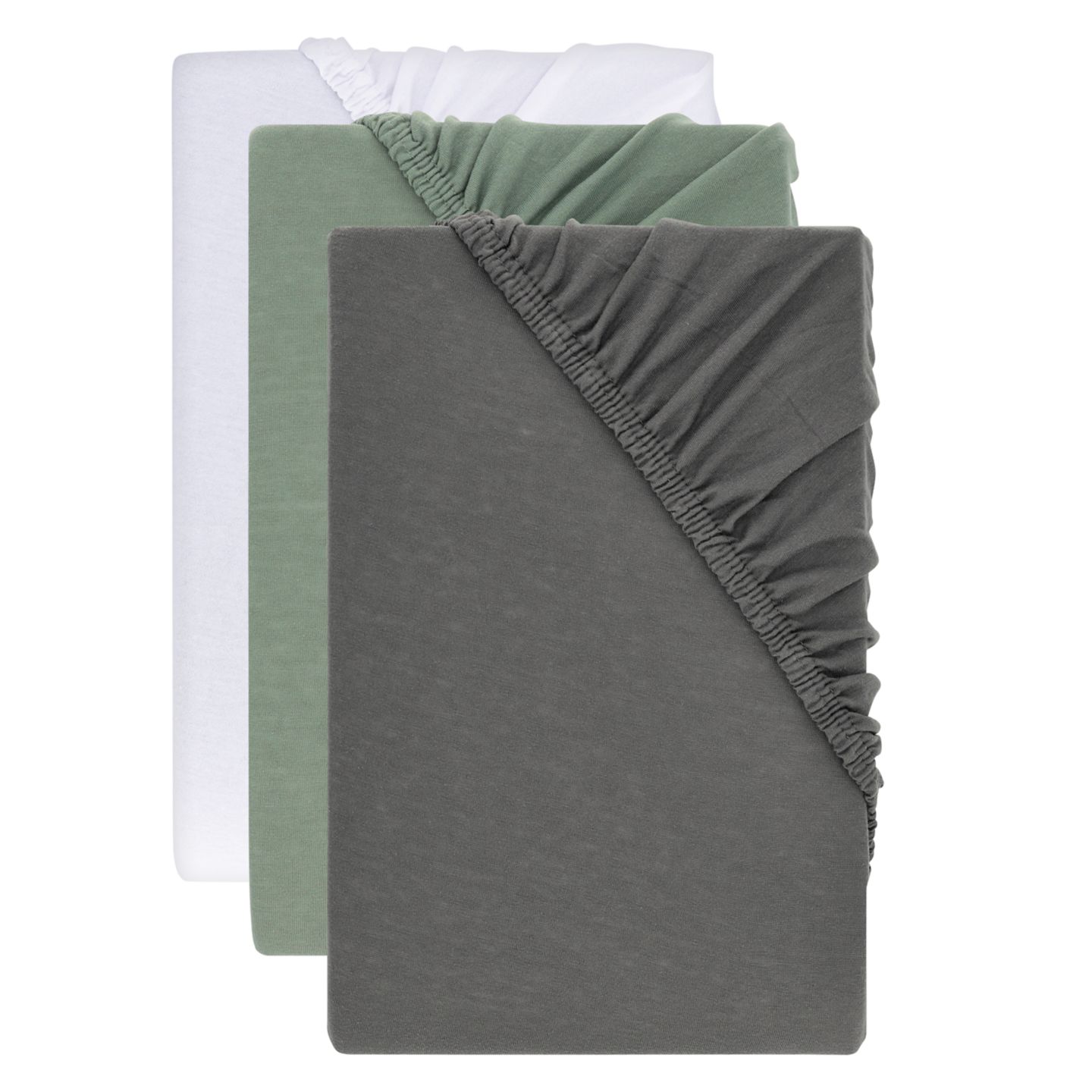 LIV&BO® Jersey-Spannbettlaken ca. 90 - 100 x 200 cm