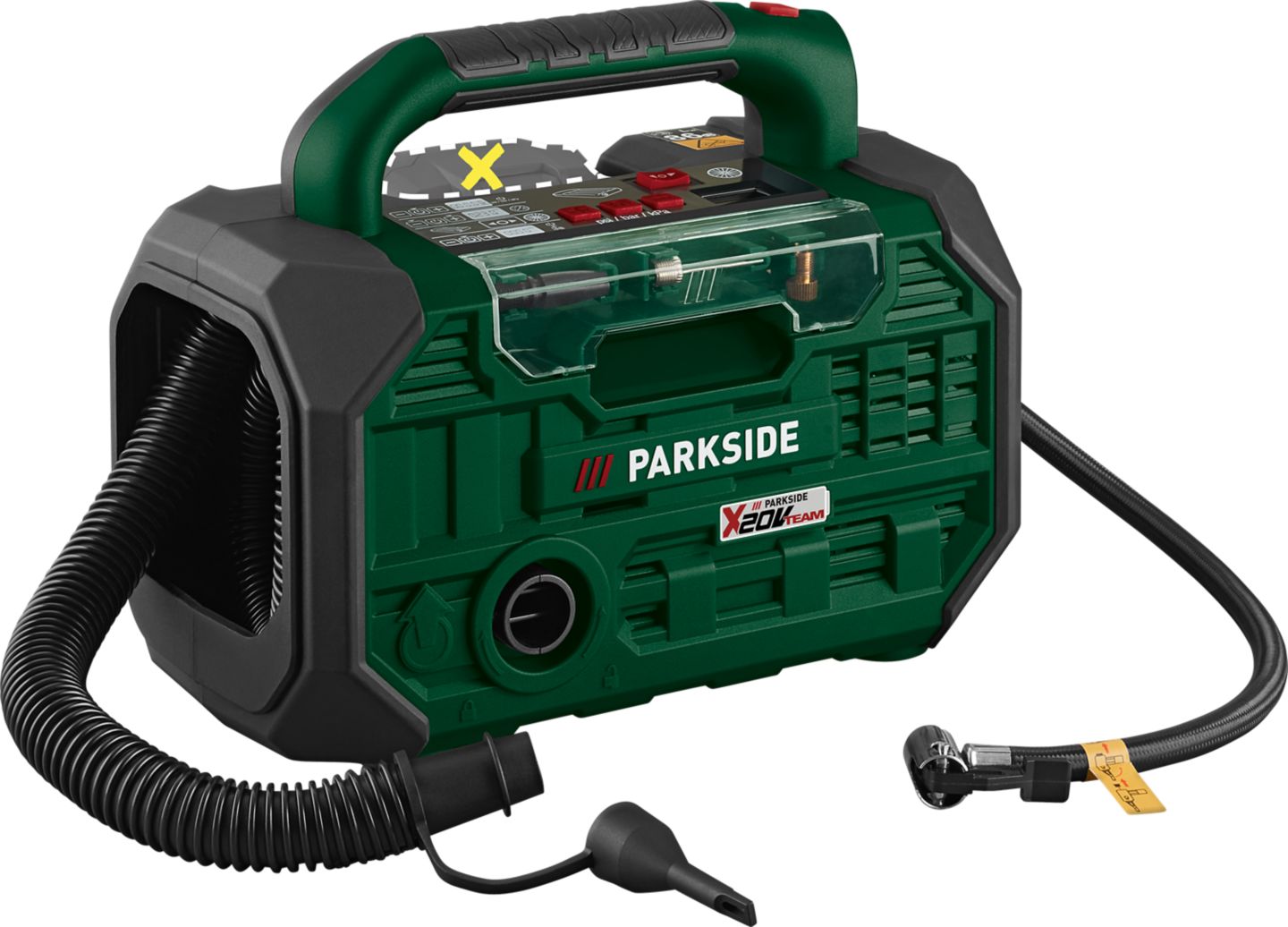 PARKSIDE® Akku-Kompressor/-Luftpumpe 20 V »PKA 20-Li C3« o. Akku